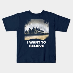 I Want to Believe Kids T-Shirt